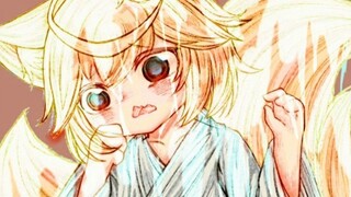 Sebuah percobaan komik 3D! Tentang peri rubah kecil yang dihujani cairan tak dikenal~❤️