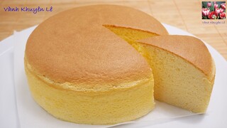 BÁNH BÔNG LAN PHÔ MAI NHẬT BẢN - JAPANESE COTTON CHEESECAKE soft&fluffy (engl. subtitle) Vanh Khuyen