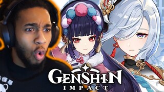 BRO WHERE IS SHENHE?!? | Genshin Impact Yun Jin Teaser Reaction | Game Awards 2021 (ft. Klcoma)