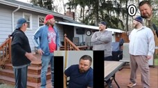 Kevin vs Uncle Larry & Joe Mini Hoop Basketball Shootout Uncle Joe's Reaction (With 0 Points Version