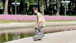 Challenging a sharp flip over a small ditch, and lost a phone... sob.