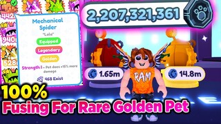 2 Billion! Hatching Steampunk Update Eggs & Found 100% Fusing Method in Pet Simulator X Roblox