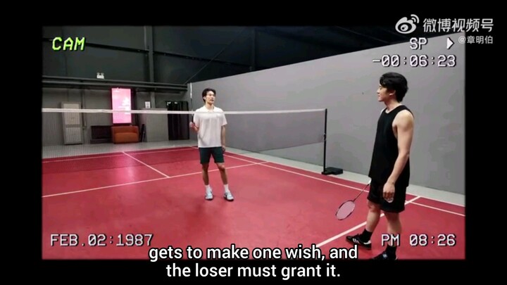 Matthew Han & Zhang Mingbo's Badminton vlog Engsub