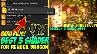 RILIS BRO!! Best 3 SHADER MCPE 1.19 - Shaders For Mcpe 1.19 - Shaders Render Dragon