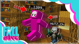 จะเกิดอะไรขึ้น!..เมื่อแก๊งFall Guy ต้องมาเจอฆาตกรสุดโหด!!. Minecraft สกินปั่นคน