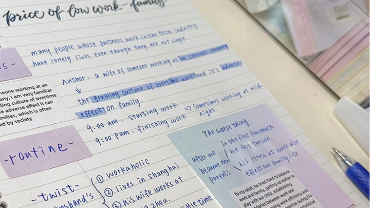 Notes aren’t made by simply copying them.
