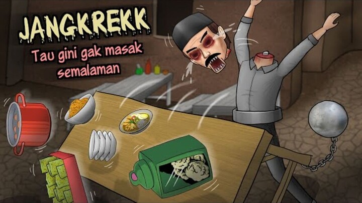 Bukber Gak Ada yg Datang - Bang Bakso Setan Meradang #HORORKOMEDI  Kartun Hantu,