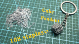 [DIY]Membuat liontin kubus dengan staples