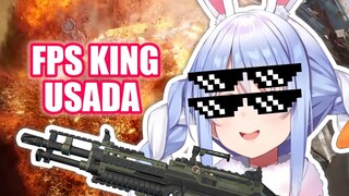 FPS King Usada "100 kills"【Hololive English Sub】