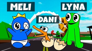NOS CONVERTIMOS EN LOS RAINBOW FRIENDS BEBES CON EL TEAM ANORMAL EN ROBLOX