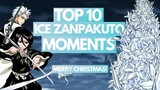 Ranking the TOP 10 Best ICE ZANPAKUTO Moments in Bleach | MERRY CHRISTMAS!