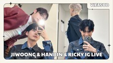 [VIETSUB] 230906 JIWOONG & HANBIN & RICKY IG LIVE | Team 1BZ