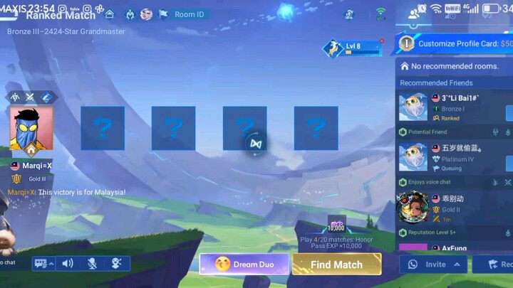 I play honor of kings #honorofkingmalaysia