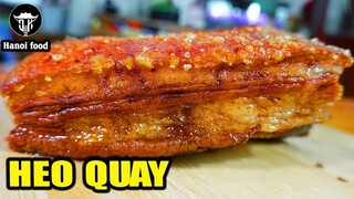 Heo quay áp chảo | giòn như bánh đa thịt quay tự làm ngon bá cháy