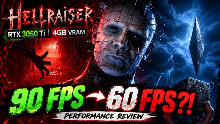 Hellraiser on 4GB VRAM… 90 FPS, Then Suddenly 60!