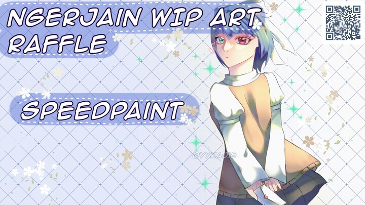 WIP ART RAFFLE ANTRIAN KE 1 💐 || Speedpaint ||