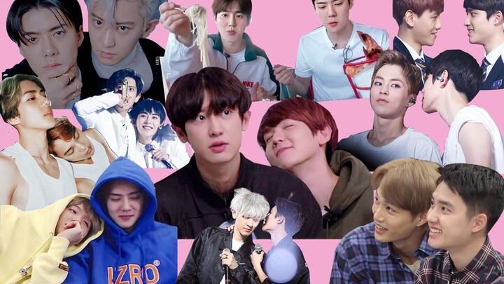 【EXO】รวมคลิปจุ๊บในวงที่ครบถ้วนที่สุดในประวัติศาสตร์ | ช่วงเวลาอบอุ่นน่ารักระหว่างสมาชิก รวมคลิป BOBO