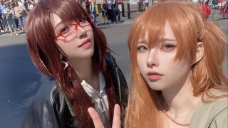 إعادة تمثيل أغنية "One Last Kiss" مع أسكا وماكيهو في شوارع لندن؟！