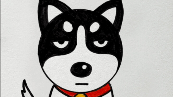 Draw a Siberian Husky with a bottle cap—easy as pie! Don’t forget to watch till the end, or you migh