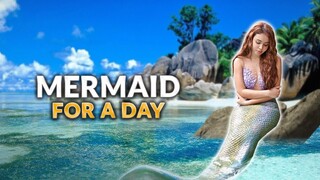 MERMAID FOR A DAY CHALLENGE! | IVANA ALAWI