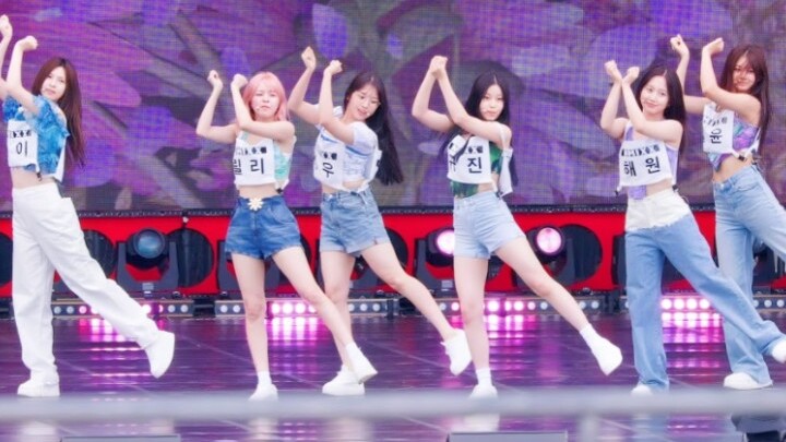Full of energy! [NMIXX] Ulsan concert rehearsal for "Party O'Clock" on August 7, 2023!