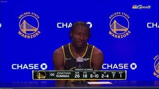 That dunk by Kuminga? “That’s just an easy thing”