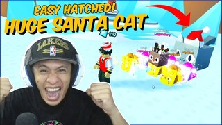 First PINOY na nakakuha ng 'HUGE SANTA CAT' easy pet! ROBLOX PET SIMULATOR X
