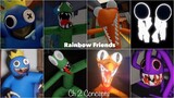 Rainbow Friends vs Rainbow Friends Chapter 2 Concepts Jumpscares [ROBLOX]