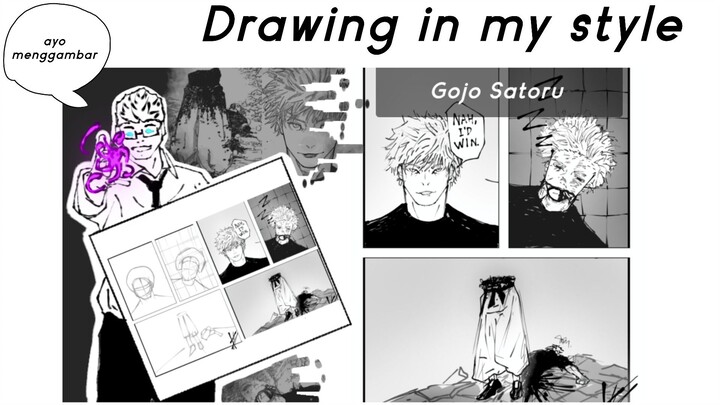 [Drawing in my style] Gojo Satoru