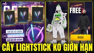 OB33 Quá Ngon Sự Kiện Nhận Đồ Khủng Long 2D - Cách Cày Lightstick Không Giới Hạn Cực Dễ |Free Fire