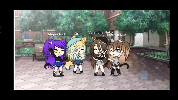 Alejandra L Ori Nozomi Valentina Neko And Estrella Kun Nyanpasu Gacha Life