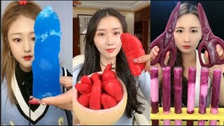 [ASMR] THÁNH ĂN ĐÁ| Ăn Đá lạnh, chocola đông lạnh đa màu sắc| Ice Eating MUKBANG SATİSFYİNG#33