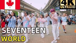 [YouTube] Canadian Carat crowd bursts in to support SEVENTEEN's "WORLD" cover