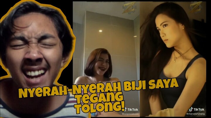 NGELAP NGELAP MANJA (REACTION) TIK TOK VIRAL 2020... BASAH BASAH DEH...