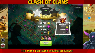 Clash of Clans - The Most Evil Base!!