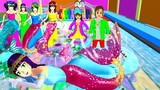 Yuta Mio Menyelamatkan Mama Mermaid Kekeringan Air l Sakura School Simulator @Ebi Gamespot