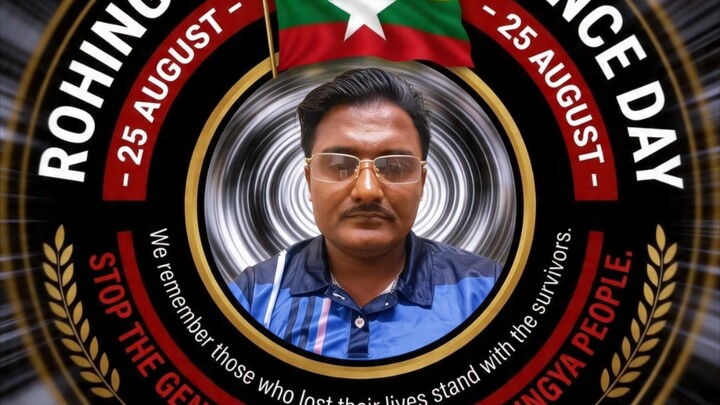25th August Rohingya genocide Remembrance Day No more Refugees life