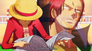 Luffy's Reaction Upon Finding Out Why Shanks Is The Most Powerful Yonko - One Piece