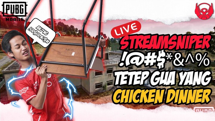 STREAMSNIPER PADA CUPU!! MAIN KLASIK LEBIH KERAS DARI PMPL - PUBG MOBILE INDONESIA
