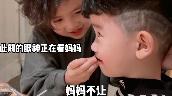 妈妈的话就像圣旨一样哈哈哈