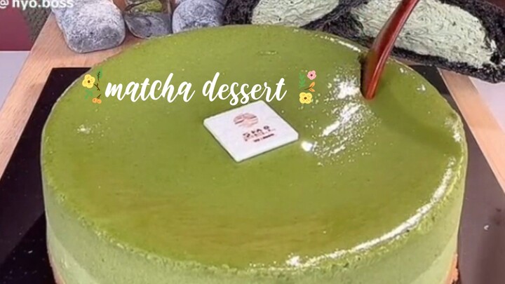 matcha dessert 🍵🍮