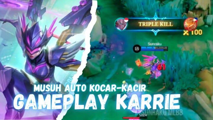 Marksman Karrie ternyata se over power ini‼️Bruno pun kena solo k1ll‼️