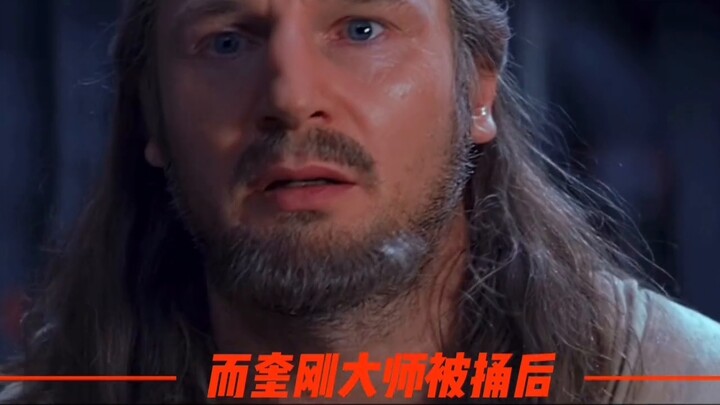 Qui-Gon: Banyak sekali orang yang tertusuk lightsaber, jadi hanya aku yang tersisa