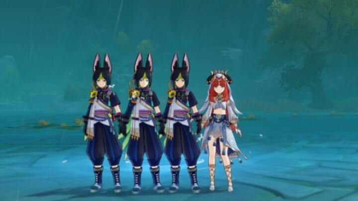 [Genshin Impact] Hydro Spirit: Bro, are you holding a bow and arrow or a grenade launcher?