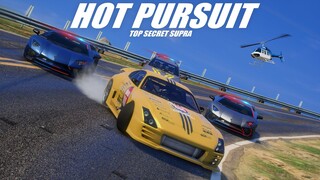 HOT PURSUIT - AKSI GILA KEI BERSAMA TOP SECRET SUPRA !!! GTA 5 ROLEPLAY