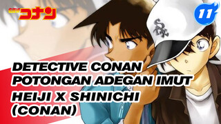 Hattori Heiji x Kudo Shinichi (Edogawa Conan) TV Ver. Interaksi Imut | Detective Conan_11