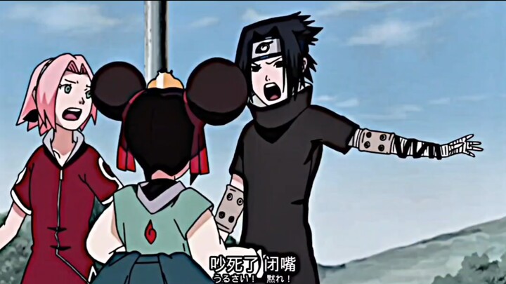 On the other side, Sasuke suddenly lost consciousness for three seconds.