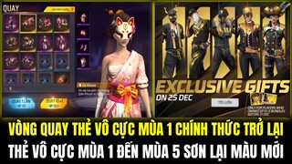 OB38 THẺ VÔ CỰC MÙA 1 ĐẾN MÙA 5 ĐƯỢC SƠN LẠI MÀU MỚI, VÒNG QUAY THẺ VÔ CỰC MÙA 1 CHÍNH THỨC TRỞ LẠI