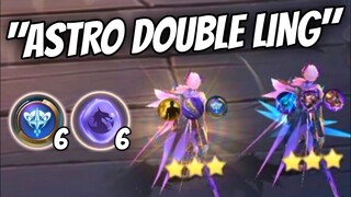 LEGENDARY COMBO !! ASTRO DOUBLE LING SC THUNDER !! MAGIC CHESS MOBILE LEGENDS