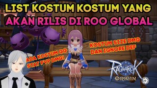 KOSTUM YANG AKAN RILIS DI GLOBAL ADA KOSTUM META NIH RAGNAROK ORIGIN